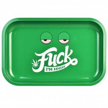 Tablett zum Rollen "Fuck As High" TWO Pulsar Tablett zum Rollen