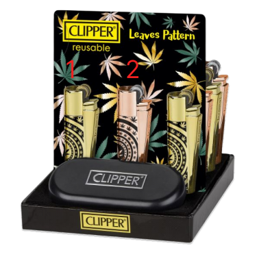 Clipper Metal Leaves Pattern Gold CMP11R Clipper Products