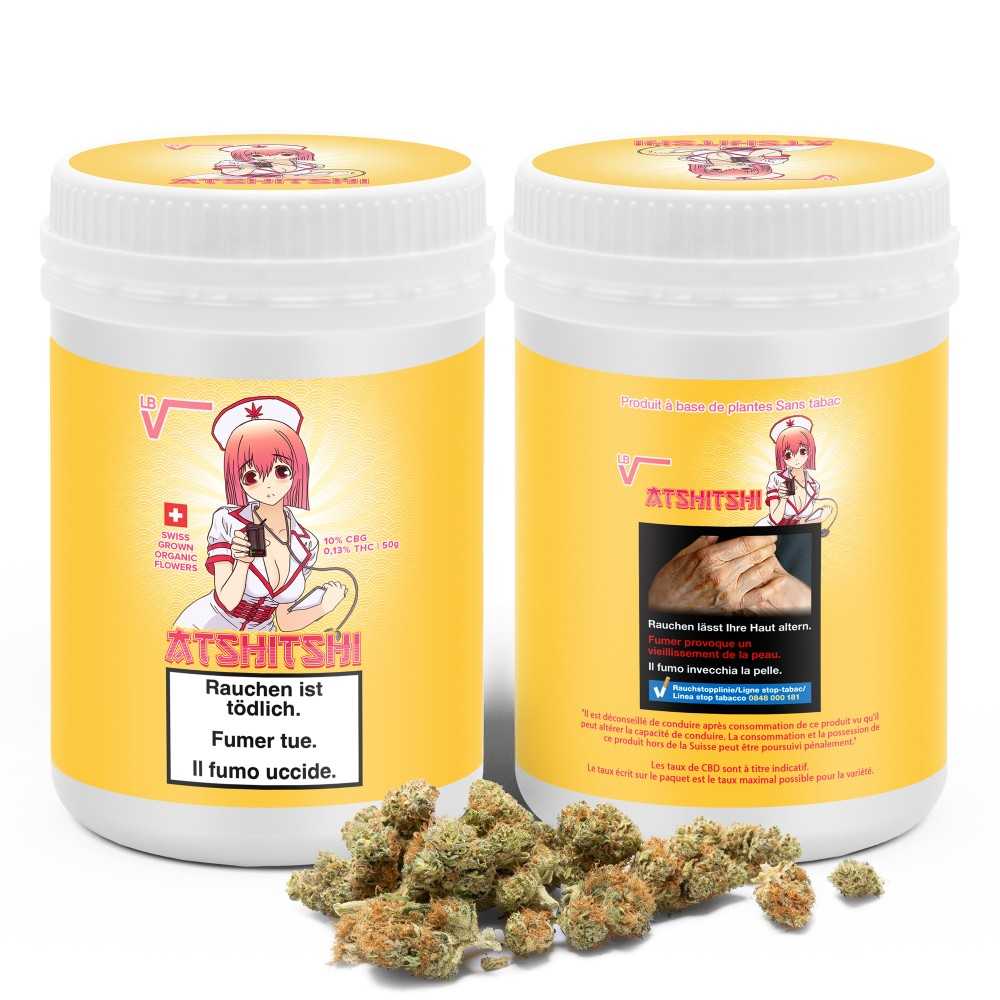 Box or Refill LBV "Atshitshi" 2.0 Indoor CBG 50g LBV Legal cannabis