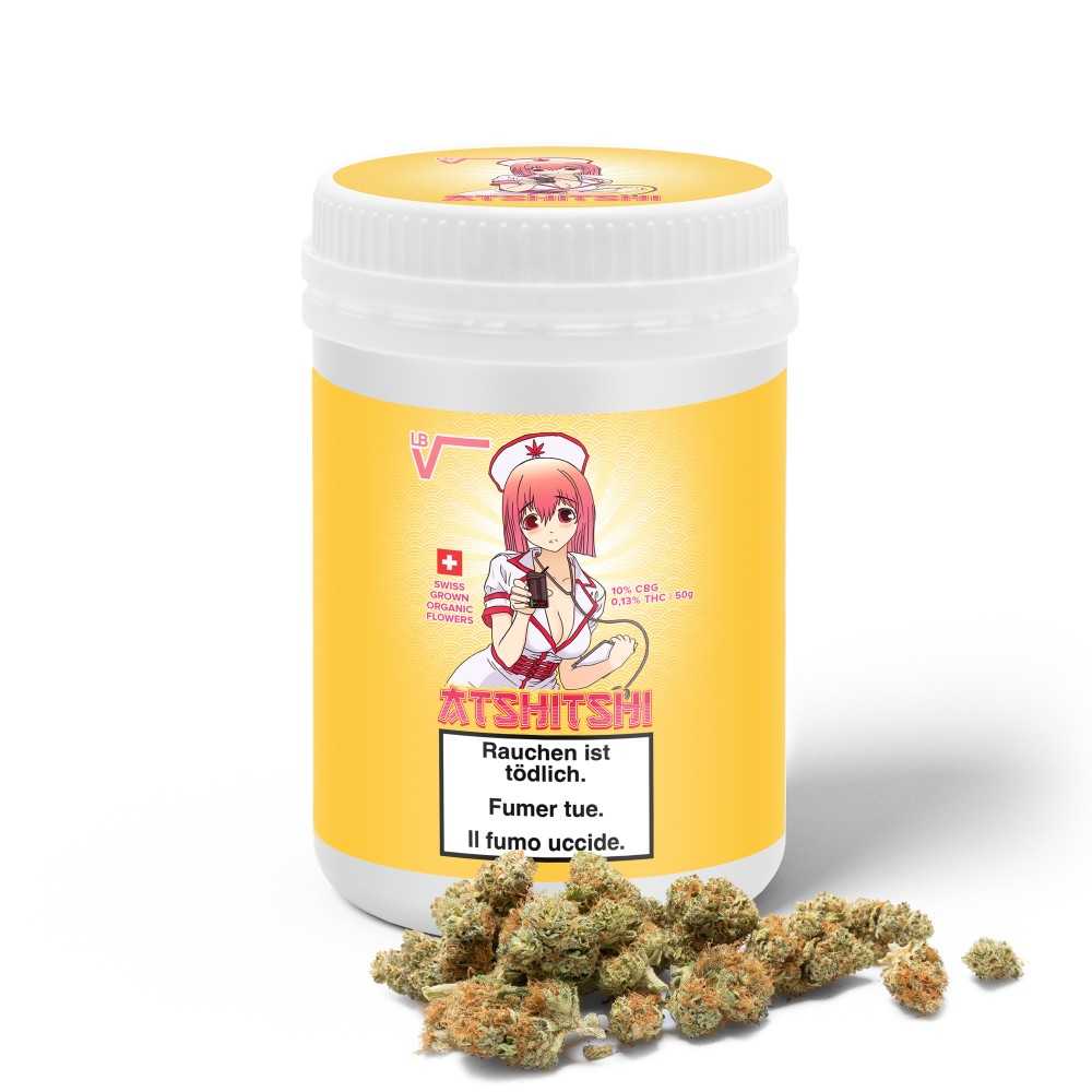 CBD Fiori Box LBV "Atshitshi" 2.0 Indoor CBG 50g LBV Fiori e hashish di CBD