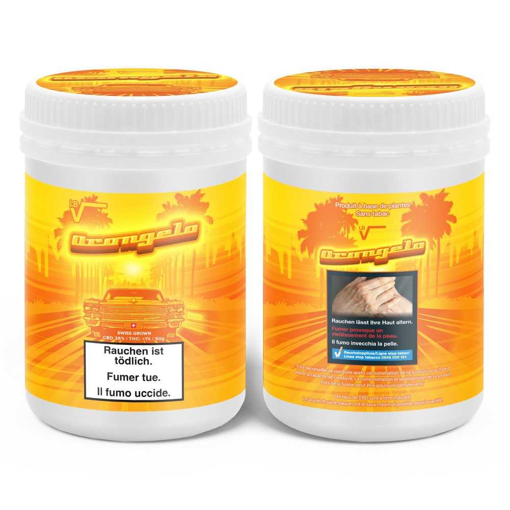CBD Box Flowers LBV "Orangelo" 2.0 Indoor 50g LBV CBD Flowers and Hash