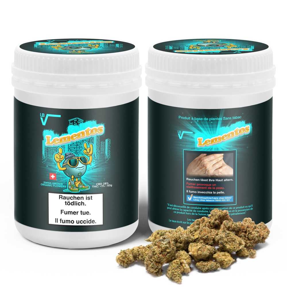 Box or Refill LBV "Lementos" 2.0 Indoor CBD 50g LBV Legal cannabis