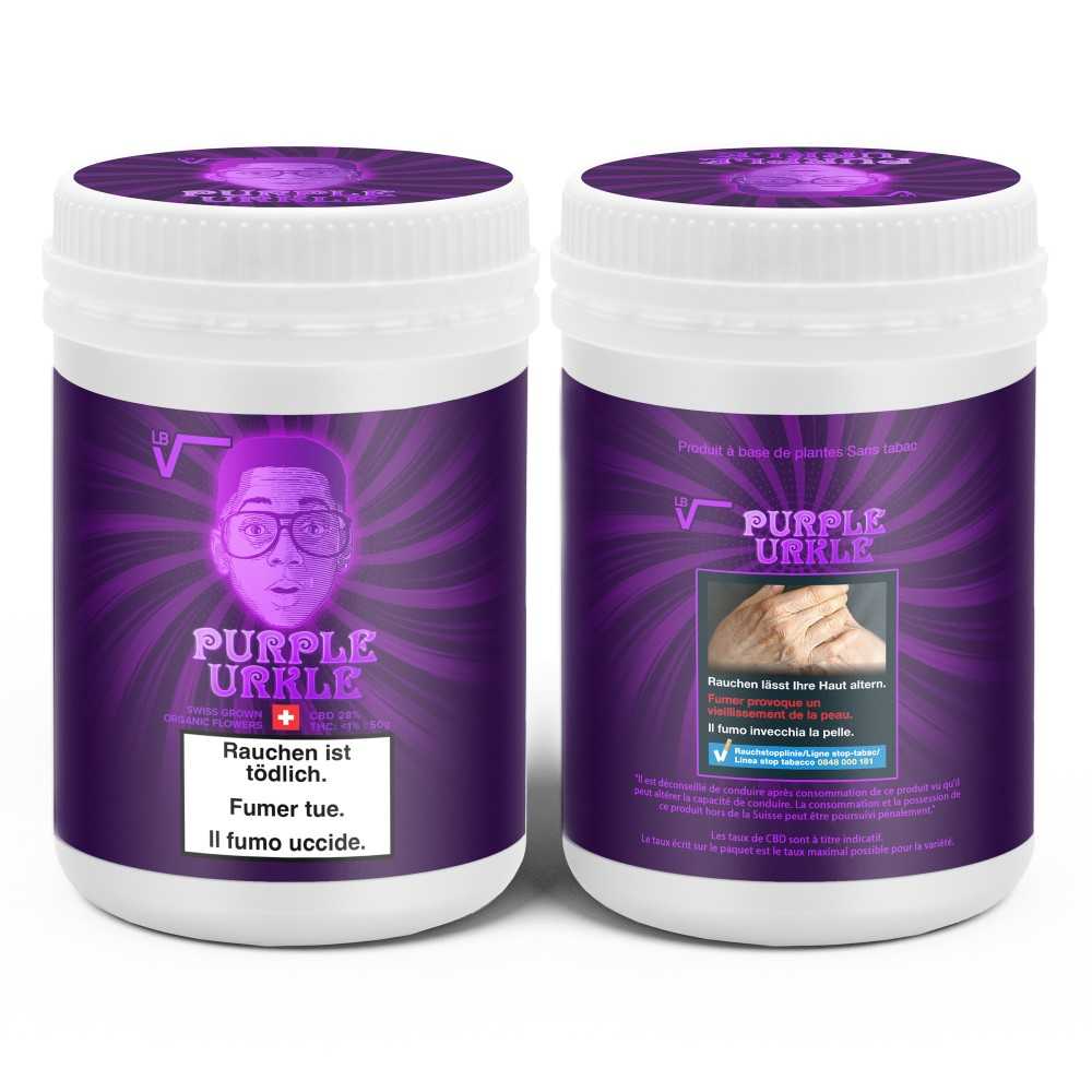 Box or Refill LBV "Purple Urkle" 2.0 Indoor CBD 50g LBV Legal cannabis