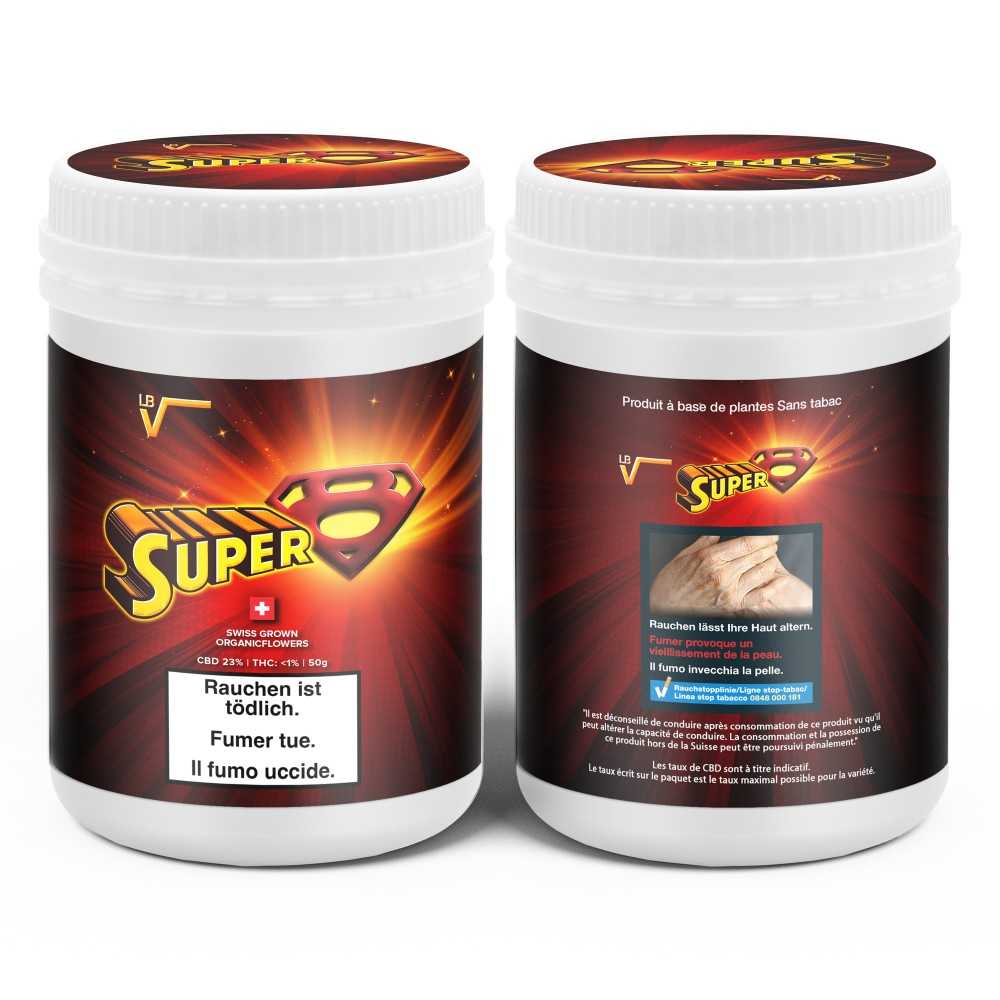 CBD Box LBV "SUPER 8" 2.0 Indoor 50g LBV Fiori e hashish di CBD