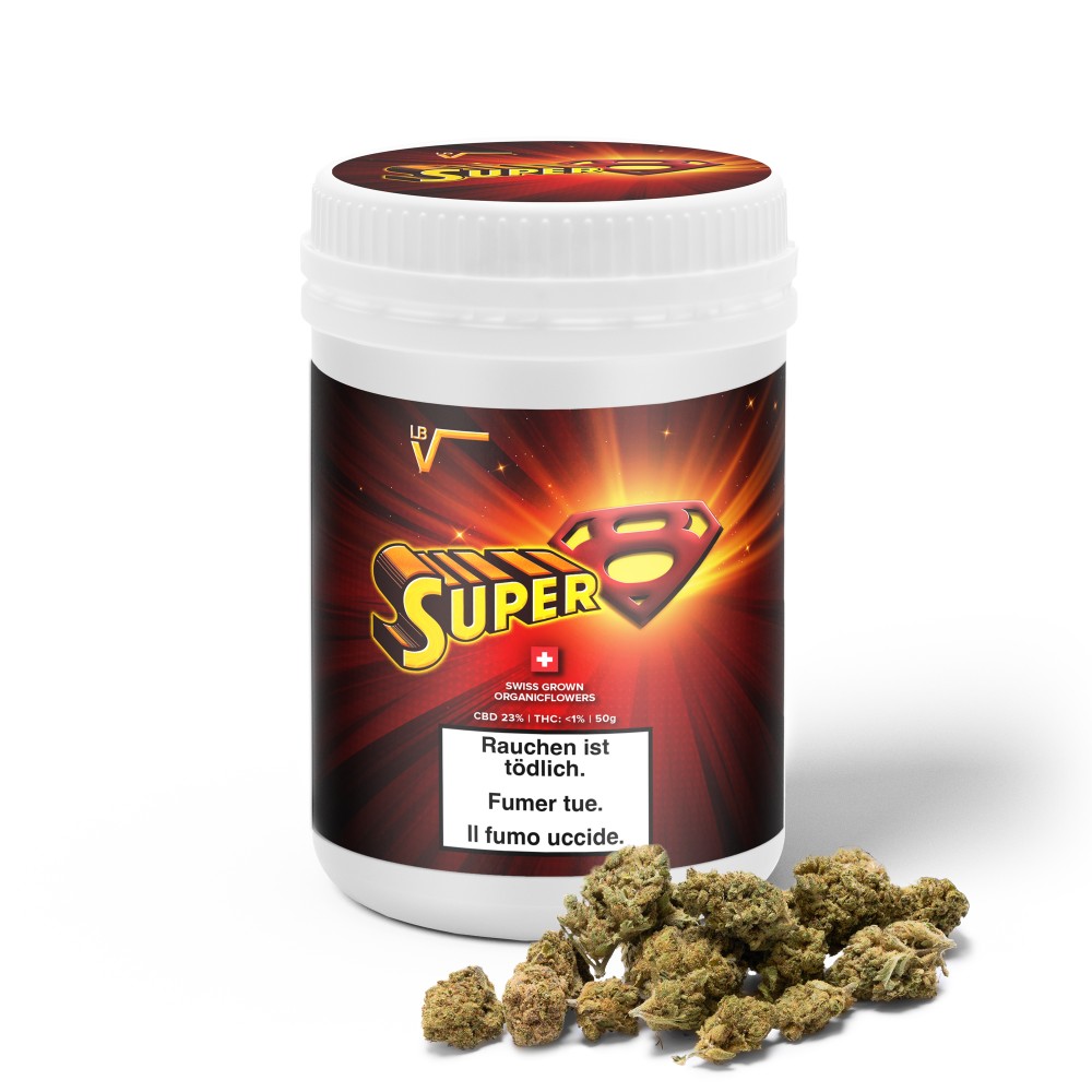 Box ou Refill LBV "SUPER 8" 2.0 Indoor CBD 50g LBV Cannabis légal
