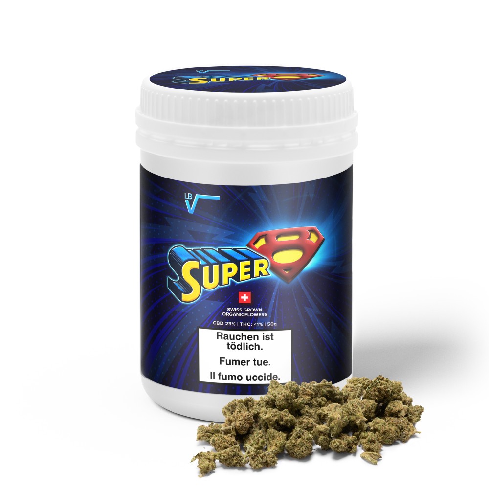 Box ou Refill LBV "SUPER 8 NANO" 2.0 Indoor CBD 50g LBV Cannabis légal