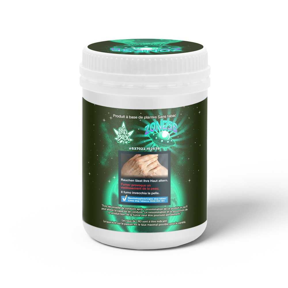 Box or Refill LAID BACK "ZONE 56" 2.0 Indoor CBD 50g LBV Legal cannabis