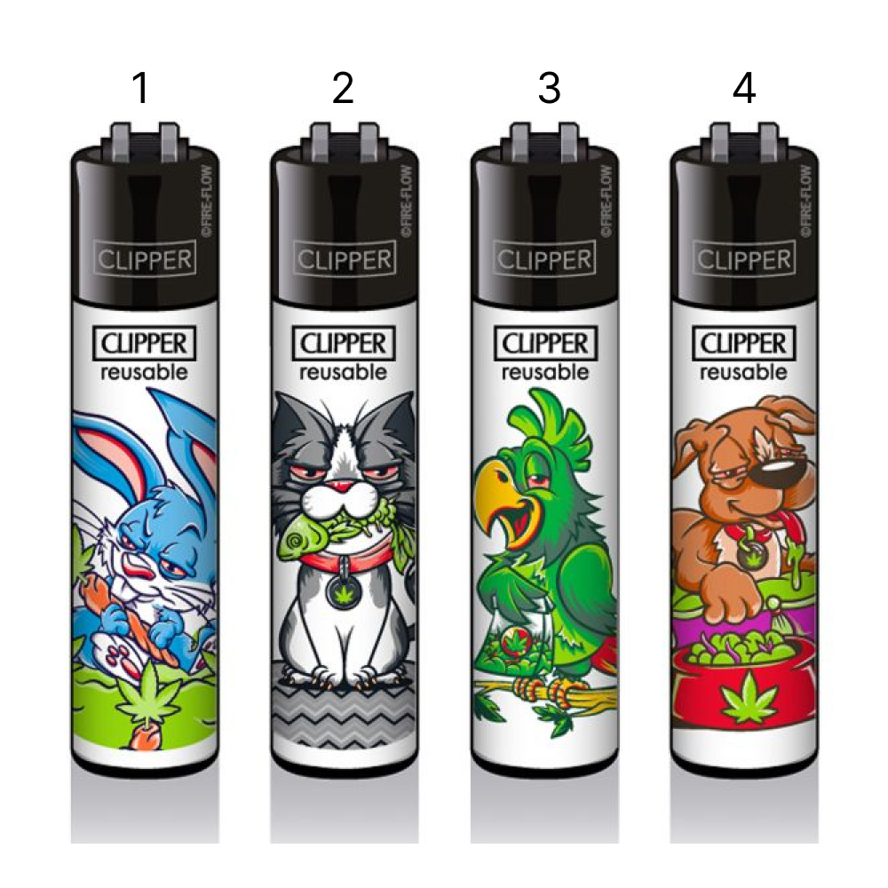 Clipper 4er Stoned Animals Clipper Produits