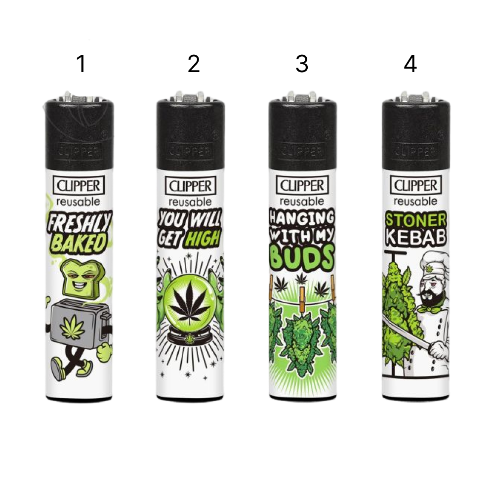 Clipper 4er Weed Slogan 6 Clipper Produkte