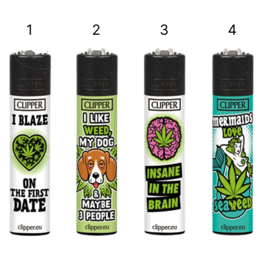 Clipper 4er Weed Slogan Clipper Produits