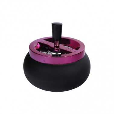 Rotating ashtray with purple lid  Products