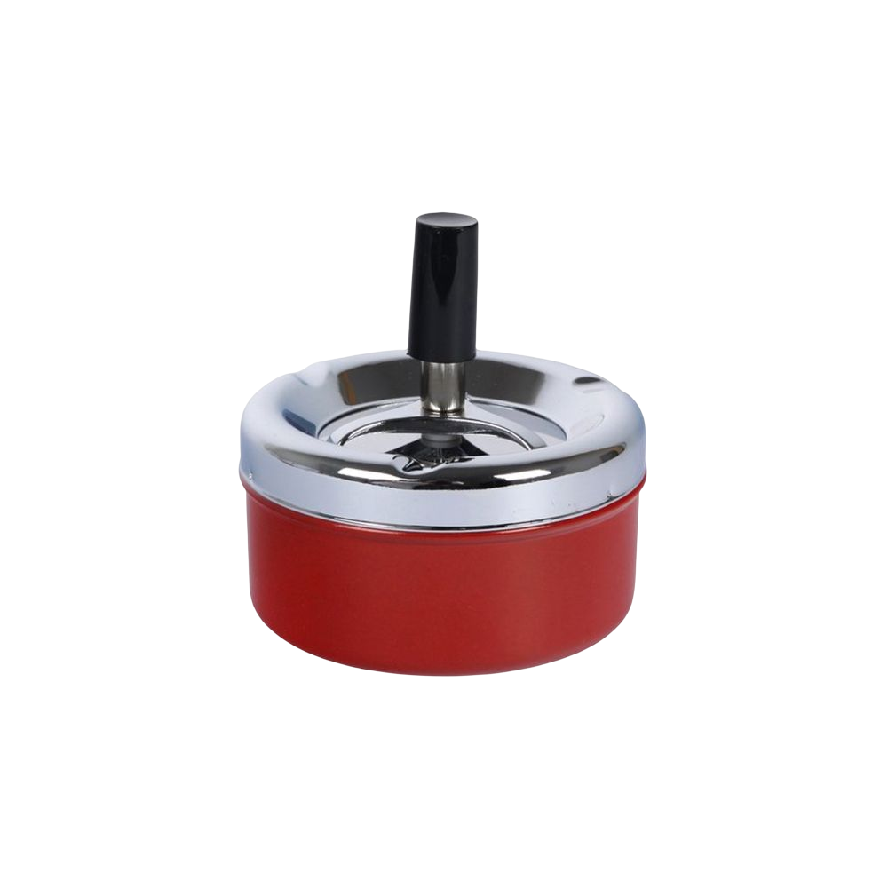Red rotary ashtray 9.5cm  Products