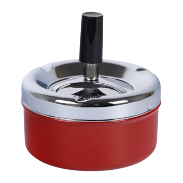 Posacenere rotante rosso 9,5 cm  Prodotti