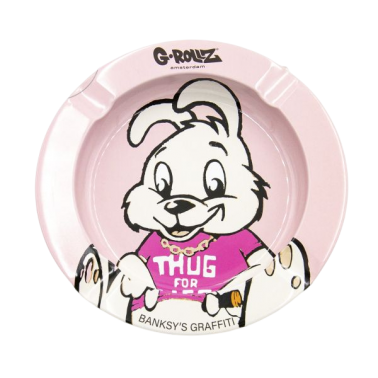 Aschenbecher G-Rollz Banksy's Graffiti Ashtray VI Thug for Life V Syndicate  Produkte