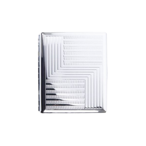 Cigarettes with chrome case
