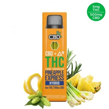 CBDfx THC Vape Pen Pineapple Express Hybride THC+ CBD CBD FX Produits