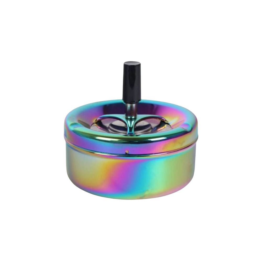 Shiny Rainbow Rotating Ashtray 11cm  Products