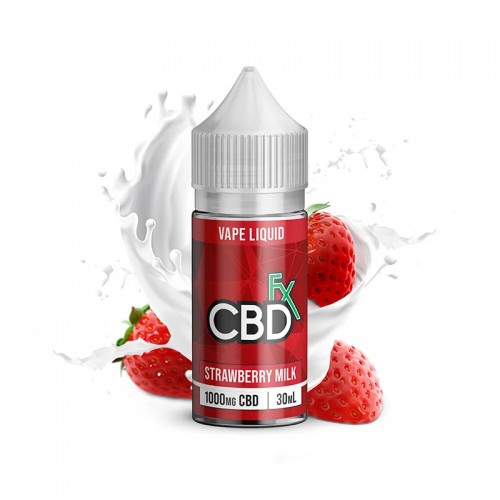 Vape Juice CBD Strawberry Milk CBDfx CBD FX Produits