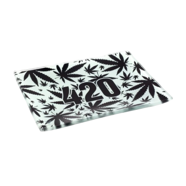 V Syndicate Glass tray S 420 Black V Syndicate  Products
