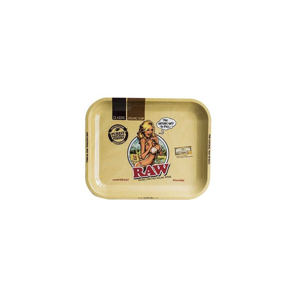 RAW Rolling Tray L Girl RAW Products
