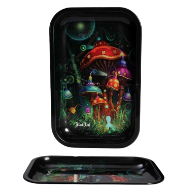 Black Leaf Tablett zum Rollen S/M/L Pilz Black Leaf Produkte