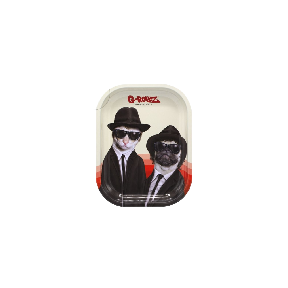 G-Rollz Rolling Tray S/M Pets Rock - Brothers G-Rollz Produits