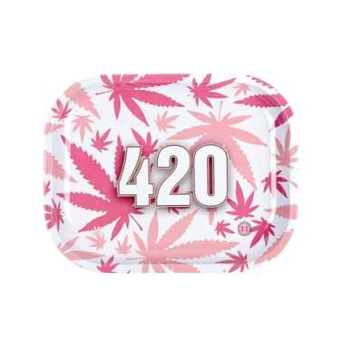 V Syndicate Rolling Tray S/M 420 Pink V Syndicate  Products