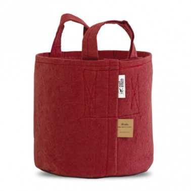 Series Root Pouch Boxer Red with handles 250g/m2 Root Pouch GROW SHOP