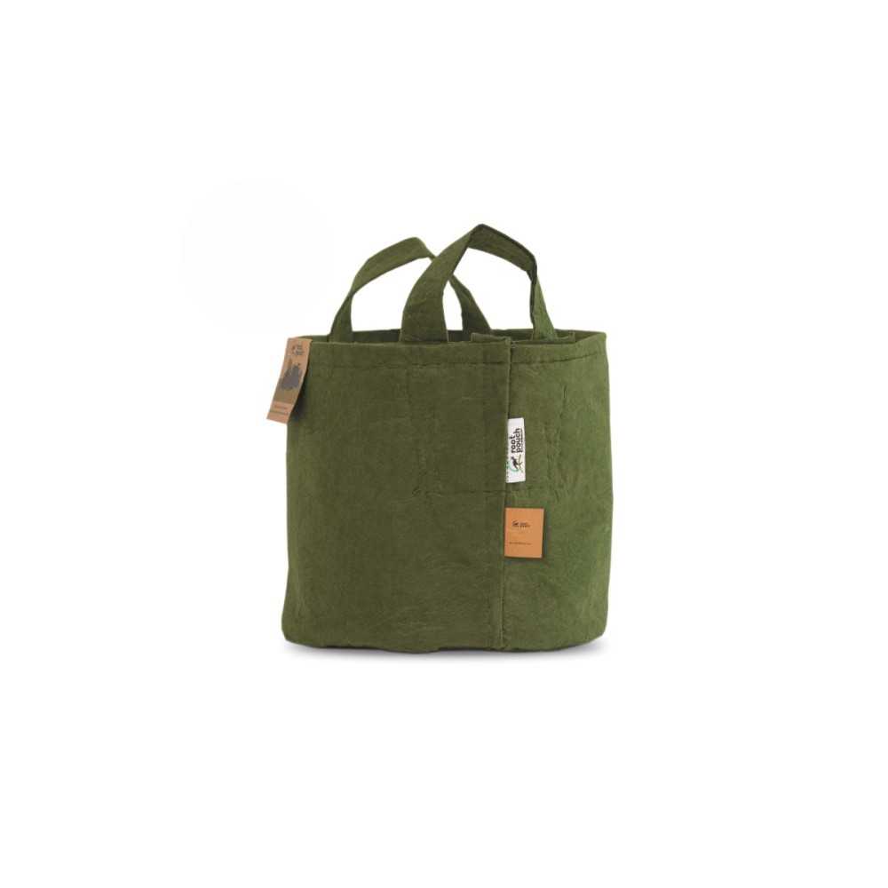 Root Pouch Boxer 3.8L Light Green with handles 250g/m2 Root Pouch GROW SHOP