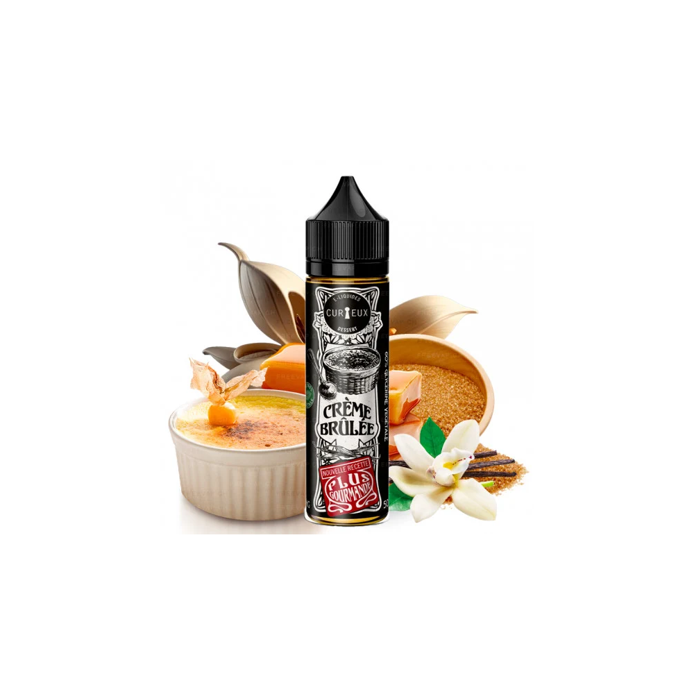 E LIQUIDE CREME BRULEE BY CURIEUX 50ML O'ljab Produkte