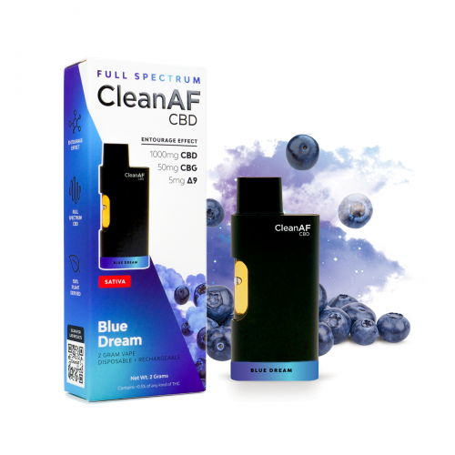 CLEANAF Vape pen THC jetable 2G FULL SPECTRUM CLEANAF Produits
