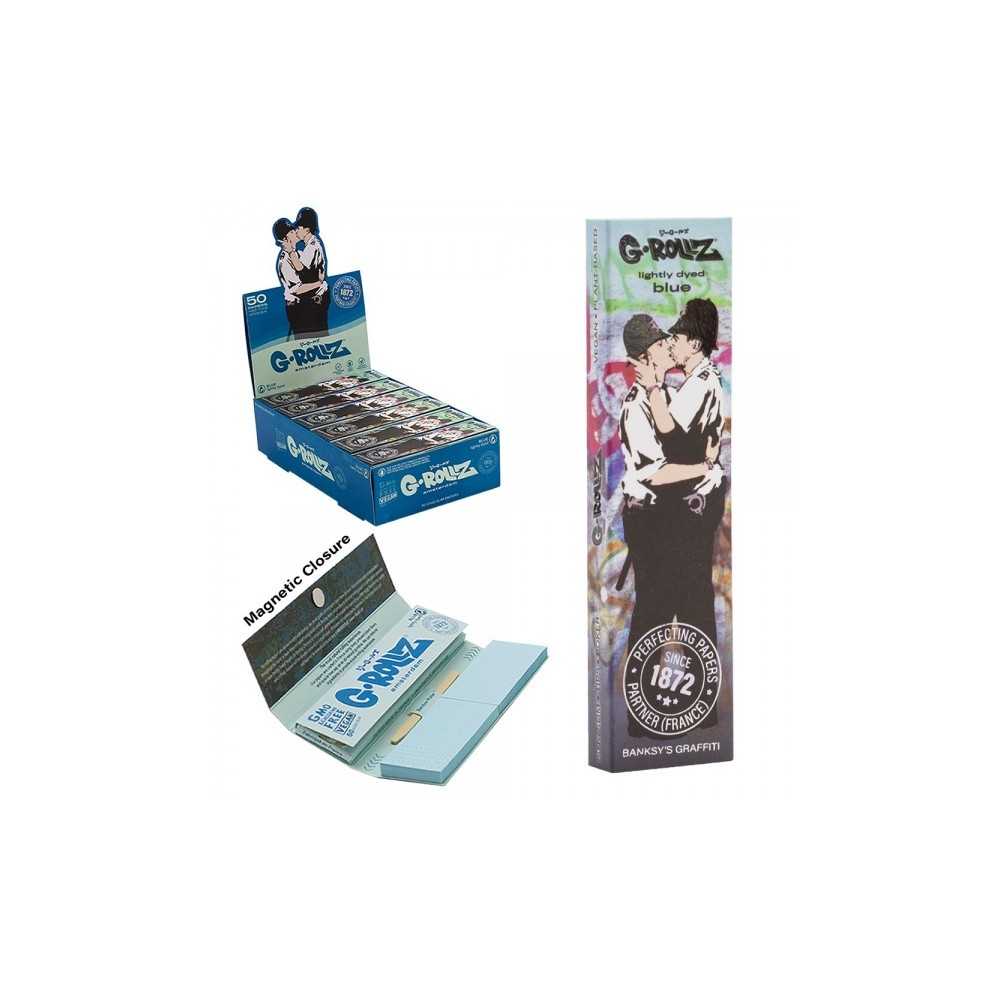G-ROLLZ | Banksy Graffiti 'Cop on Cop' 50 KS-Papiere + Tipps G-Rollz Produkte