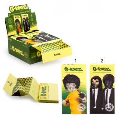 G-ROLLZ 'Kung Fu Dogs' 50 KS Papers + Tips G-Rollz Produits