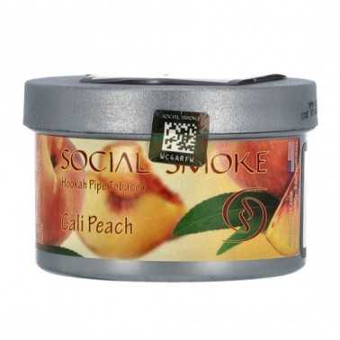 Tabac à Shisha Social Smoke Cali Peach Social Smoke Produits non livrables à l'etranger