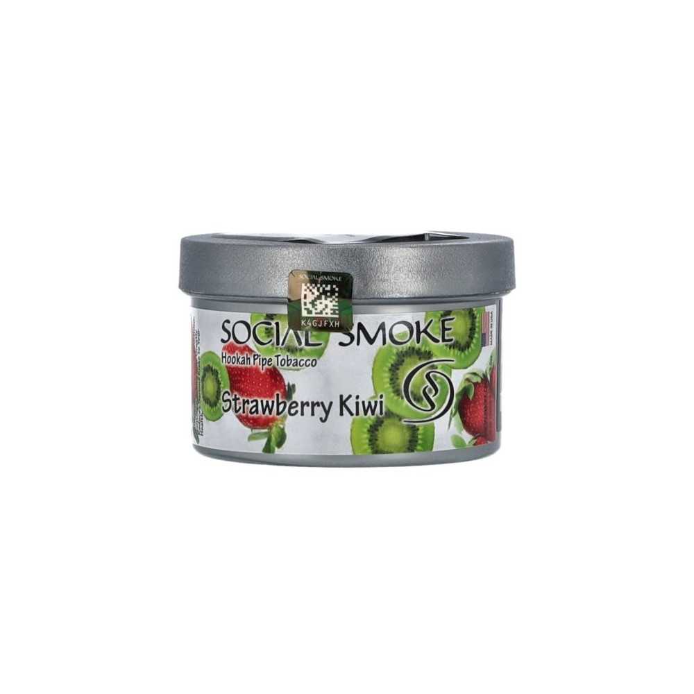 Tabacco da shisha Social Smoke Fragola Kiwi Social Smoke Produits non livrable à l'etranger