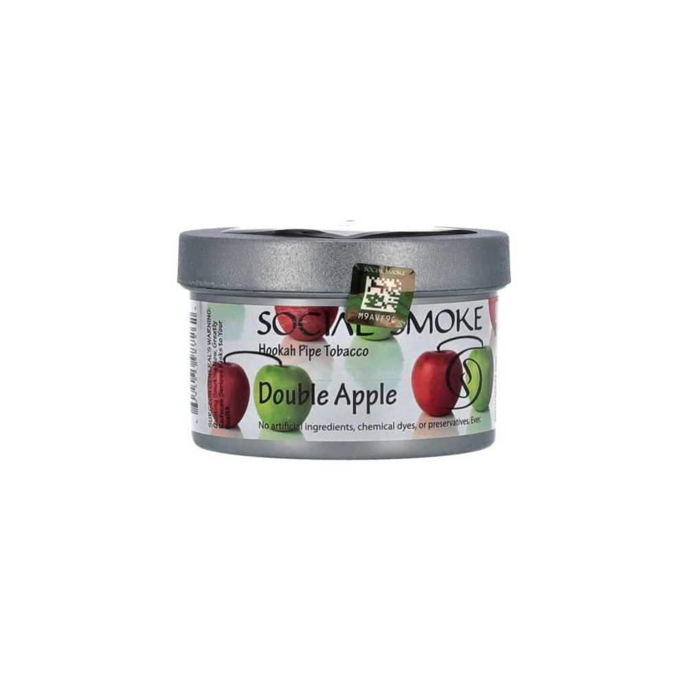 SHISHA TOBACCO SOCIAL SMOKE DOUBLE APPLE Social Smoke Products
