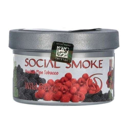 Tabac à Shisha Social Smoke WILD BERRY Social Smoke Produits