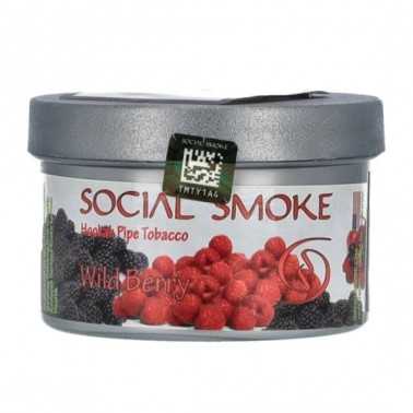 Shisha-Tabak Social Smoke WILD BERRY Social Smoke Produits non livrable à l'etranger