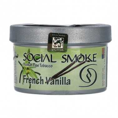 Shisha-Tabak Social Smoke French Vanilla Social Smoke Produits non livrable à l'etranger