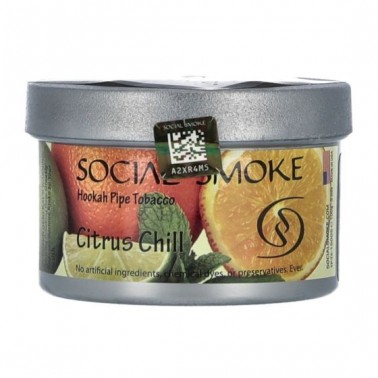 Tabac à Shisha Social smoke CITRUS CHILL Social Smoke Produits