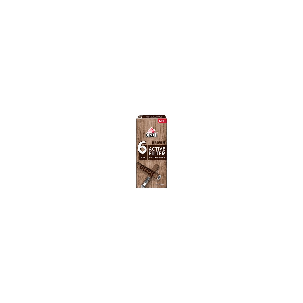 GIZEH Brown active filter 6mm  Products