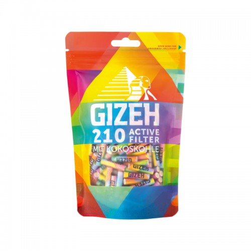 GIZEH Rainbow Filtre actif 6mm Gizeh Produits