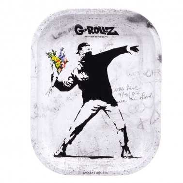 Mini Rolling Tray G-Rollz Banksy's ALT Flower G-Rollz Products