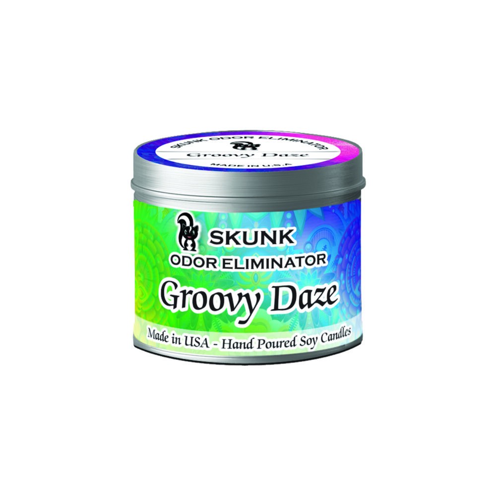 Bougie Skunk Odor Eliminator "Groovy Daze" Wicked Sense Produits
