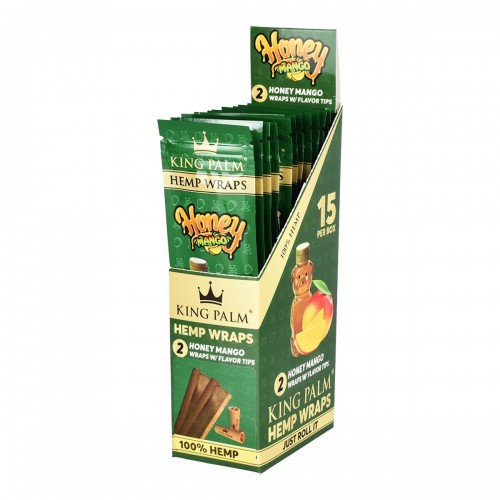 King Palm Blunt Hemp Wraps Honey Mango (2 pièces) King Palm Produits
