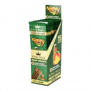 King Palm Blunt Hemp Wraps Honey Mango (2 pièces) King Palm Produits