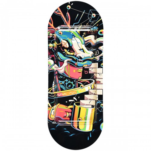 Plateau à rouler + couvercle SK8Tray 3D Lid "Dragon Coffee Break" Pulsar Plateau à rouler