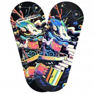 Vassoio rotante + coperchio Pulsar SK8Tray 3D Coperchio "Dragon Coffee Break Pulsar Vassoio di rotolamento