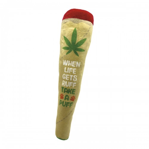 Peluche Stoned Puppy Bong Squeaky Dog Toy Pulsar Produits