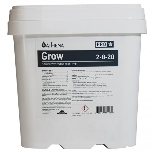 Athena Pro Grow 4.53kg (10lbs) Athena Nutrients Produits
